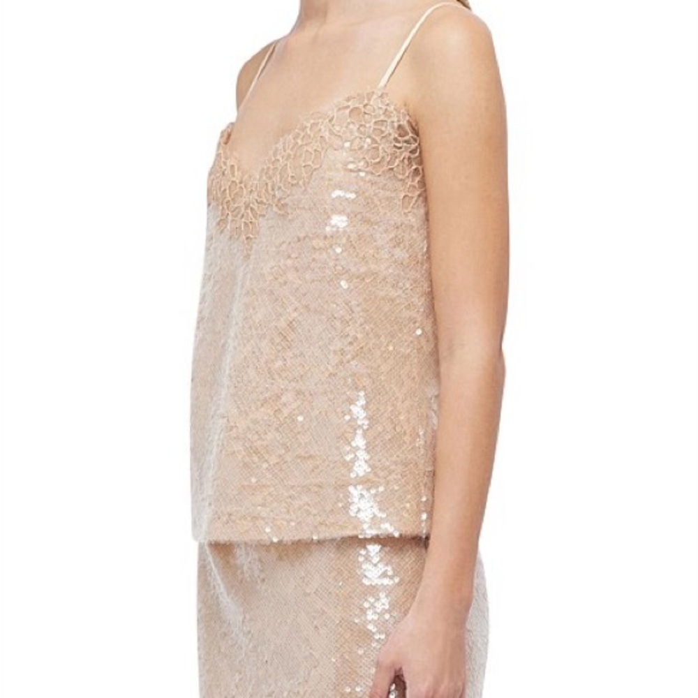 Simkhai Arlene Sequinned Lace Camisole - Picture 9 of 10
